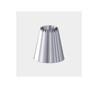 Douille Sultane Cannelée Cone Rasant Inox de BUYER Grand modèle