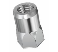 Douille taraudée - fût semi hexagonal - filetage M5 - 100 pièces RIVKLE