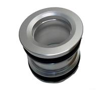 Douille thermostat avec joint | pour Porsche pour Cayenne 2008-2010 | Pièce métallique OE 94810610103 | Composant du système de refroidissement à ajustement direct finition argentée