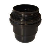 Douille TIBELEC E27 Bakélite 1/2 Filetée Noire 916219