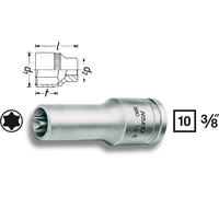 HAZET Douille TORX 880LG-E10 E10 profil extérieur 65 mm 3/8" (10 mm)