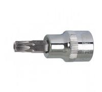 Douille tournevis 3/8" TORX percé, L.50 mm, T45