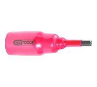 Douille tournevis isolée 6 pans 3/8", 5 mm