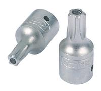 Douille tournevis ULTIMATE® 5 pans percé 1/4'' - L.25 mm - TS 25 KS TOOLS - 922.1544