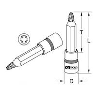 Douille tournevis ULTIMATE POZIDRIV 1/2' 110 mm - PZ4 KS TOOLS - 917.1305
