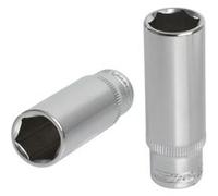 Douille ULTIMATE longue 6 pans 1/4'' en chrome vanadium 11mm - KS TOOLS - 922.1431 Chrome