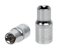 KS Tools 922.4020 - Douille TORX® 3/8'', E14 - L. 28 mm - Gamme ULTIMATE® - En Chrome Vanadium - Finition chromée satinée