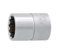 Douille Unior 12 Dents 3/8" Or