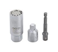 OC-PRO DOUILLE UNIVERSELLE 3/8 (9-21 MM) AVEC JEU D'ADAPTATEURS 1/2, 1/4 - Accessoire pour perceuse-visseuse