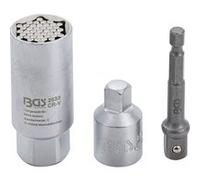 douille universelle 3/8 (9-21 mm) avec jeu d'adaptateurs 1/2 , 1/4 -