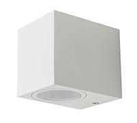 Douille Wall Light carrée en Aluminium Blanc