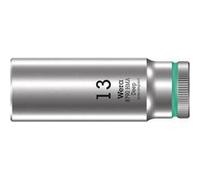 Wera 05004510001 8790 HMA Deep Douille 1/4", Turquoise, 13.0 mm