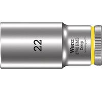 Douille Wera 8790 HMB Deep entraînement 3/8 pouces, 22 x 64 mm