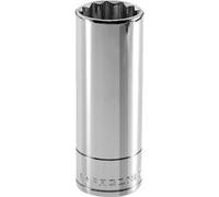 Douilles 3/8'' longues 12 pans en pouces 5/16'' - FACOM - J.5/16LA Chrome poli