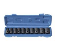 DOUILLES À CHOCS 1/2' DE 10 À 24MM - COFFRET PVC DE 10 PCS - STILKER - 67390