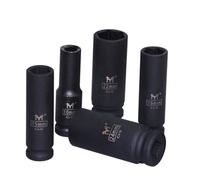 Douilles À Impact Profond 1/2 ""(12.5mm), 10 38mm, Pneumatique À Air, Tête De Clé, Jeu De Douilles À Impact Métrique Pour Outils De Réparation Automobile