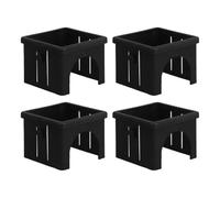 Douilles Coulissantes pour Profilé Carré Creux Réduction du Bruit de 60 mm | Adaptateur Intérieur Pour Équipement Fitness pour banc de musculation et appareils de fitness à domicile