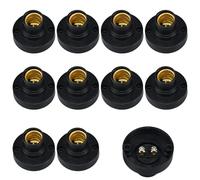Douilles D'ampoule E14,10 Pièces Douilles de Lampe E14,Supports de Lampe de Remplacement,Support pour Ampoules,Prise de Lumière,Culot D'ampoule LED