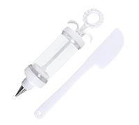 douilles de décoration Pistolet à douille, seringues à douille, kit de glaçage, pistolet à glaçage kit de douilles for gâteaux avec 6 douilles et 1 grattoir à gâteau Douille Patisserie