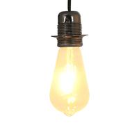 Douilles de lampe 2 pcs nickel satiné E27 base de lampe vidaXL