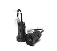 Douilles de suspension Houben E27 avec crochet 535785 sw 150 mm Kabel