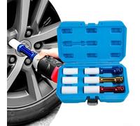 Douilles d'écrous de roue à paroi mince 1,27 cm pour outils à impact avec design long corps pour atteindre les fixations profondes sur les roues de voiture et de camion