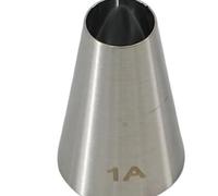 douilles Douille à douille ronde en acier inoxydable 1A, grande douille ronde for glaçage, for cupcakes, gâteaux, fondants, biscuits, décoration professionnelle