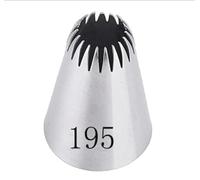 douilles Douille à glaçage en acier inoxydable 195, grande douille ouverte en forme d'étoile, outils de pâtisserie for crème au beurre, glaçage et cupcakes professionnelle