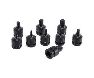 Douilles embouts type Torx à choc - T20 - T70