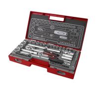 Douilles FORTUMl, jeu de 60 pièces, 1/4", 1/2", 4700011