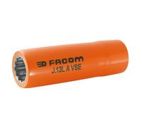 Douilles longues 3/8' 12 pans isolées 1000V série VSE 18mm - FACOM - J.18LAVSE