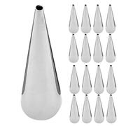 douilles Lot de 20 grands moules à crème coniques en acier inoxydable, outils de cuisson, moules à croissants antiadhésifs faciles for la fabrication du pain professionnelle