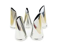 douilles Lot de 5 douilles à douille en forme de pétale de rose en acier inoxydable 304 for décoration de gâteaux, cupcakes, biscuits et crèmes professionnelle