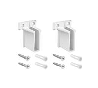 Douilles pour tringle de placard, étagère, armoire, rideau de douche, placard, support de tringle à bride, accessoire de salle de bain