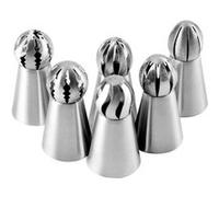Douilles russes x6 inox 3x6.2cm lacor 68893 G