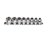 Douilles spline 1/2", lot de 8 pièces.