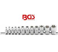 Douilles TORX avec support 1/4 + 3/8 - BGS Technic