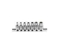douilles torx femelles e4 à e11 sur rail bgs - jeu de 7 douilles -