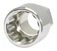 KS Tools 503.4987 - Douille traversante RING STOP® 12 pans - 17 mm - Gamme GEARplus® - En Chrome Vanadium - Finition satinée