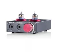 Douk Audio Mini GE5654 Tube de valve MM Phono Préampli Home Stereo Audio Tourne-disque Préamplificateur Mini amplificateur de casque de bureau (T4 PRO)