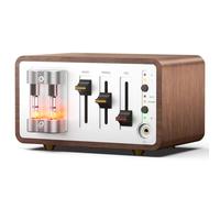 Douk Audio Tubes Phono préamplificateur MM/MC | Amplificateur de casque, Mini Rétro pour Tourne-disque, AUX & Casque 32-300 Ohms HiFi Stéréo