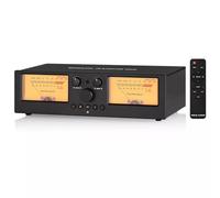 Douk Audio VU3 Pro Double VU-mètre analogique, commutateur d'amplificateur à 2 Voies, sélecteur de Haut-Parleur, boîte de Commutation Audio d'amplificateur 2-IN-2-OUT avec Affichage sur Panneau DB
