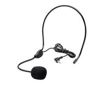 Doukesh Microphone Filaire Monté sur la Tête,3.5MM Microphone Serre-Tête MIC pour Amplificateur de Volume,Microphone Serre Tête pour Guide Touristique/Enseignement Discours
