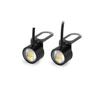 DOUKI Feux Antibrouillard LED Moto Feu de Conduite LED œil d'aigle pour Moto, feu de recul, antibrouillard, Ampoule de Phare, feu de Jour, 12V, 3W