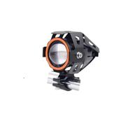 DOUKI Feux Antibrouillard LED Moto Mini phare antibrouillard U7 pour moto, accessoires de Scooter, ATV, LED Angel Eye, phare de moto, lampe de conduite auxiliaire