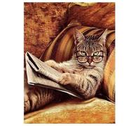 DOUKOYEE 5D Diamond Painting Adulte, Fleurs Animaux Chats Paysage Peinture Diamant Kits, 5D Complet Kits de Broderie Diamant Adulte Pierres Rondes DIY Artisanale Diamant Murale Décoration Art Set (C)