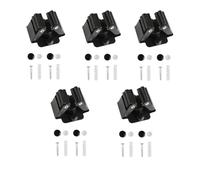 DOULEIN Accroche Balai Mural,5 Pièces Support Balais Mural en Acier Inoxydable Range Balai Organisateur Porte-Outils de Jardin Pour Salle De Bain, Cuisine, Jardin, Garage