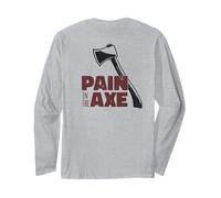 Douleur dans la Hache : Lancer des haches sarcastiques Amusantes sur Le Dos Manche Longue