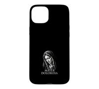 Douloureuse mère Mater Dolorosa Catholique Coque pour iPhone 15 Plus