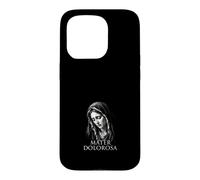 Douloureuse mère Mater Dolorosa Catholique Coque pour iPhone 15 Pro